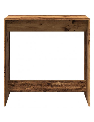 Tavolo da Bar Legno Antico 102x50x103,5 cm in Legno Multistrato