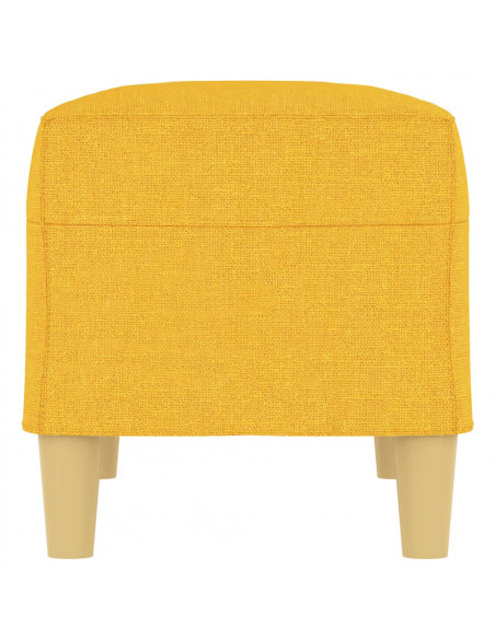 Panca Giallo Chiaro 70x35x41 cm in Tessuto