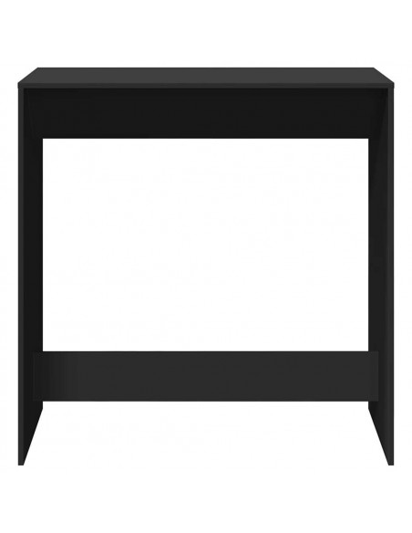 Tavolo da Bar Nero 102x50x103,5 cm in Legno Multistrato