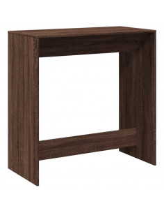 Tavolo da Bar Rovere Marrone 102x50x103,5 cm Legno Multistrato 2