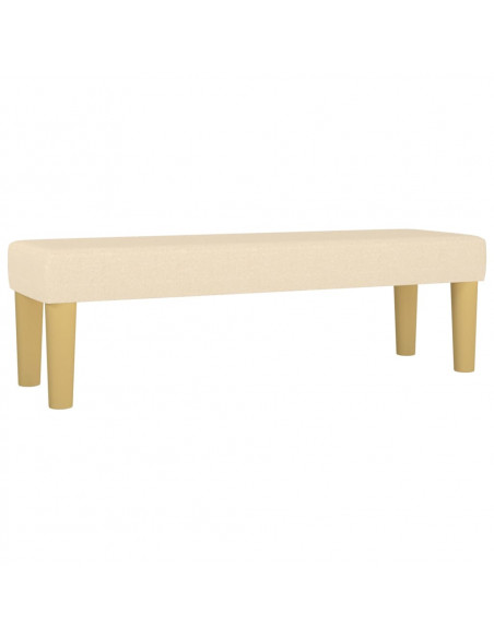 Panca Crema 100x30x30 cm in Tessuto