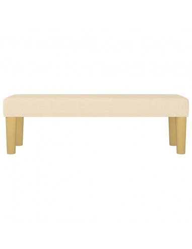 Panca Crema 100x30x30 cm in Tessuto