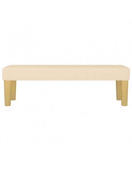Panca Crema 100x30x30 cm in Tessuto