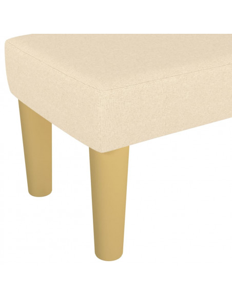 Panca Crema 100x30x30 cm in Tessuto