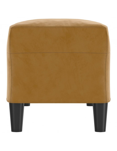 Panca marrone 100x35x41 cm in Velluto