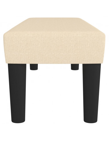 Panca Crema 100x30x30 cm in Tessuto