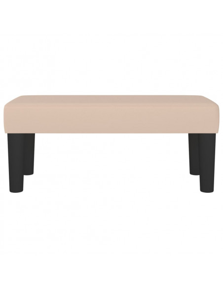 Panca Cappuccino 70x30x30 cm in Similpelle