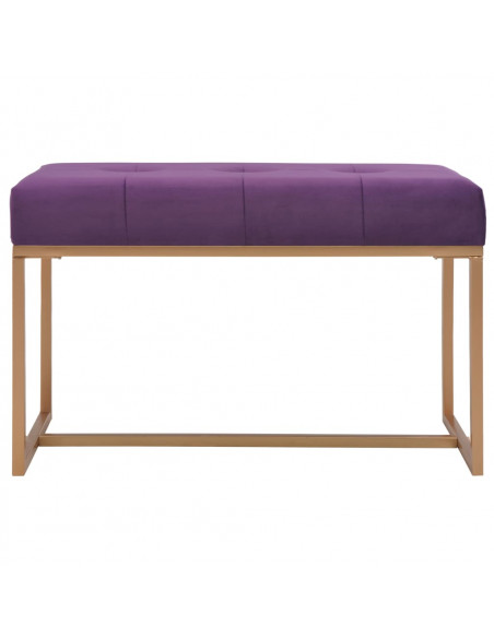 Panca 80 cm in Velluto Viola