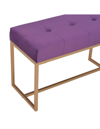 Panca 80 cm in Velluto Viola