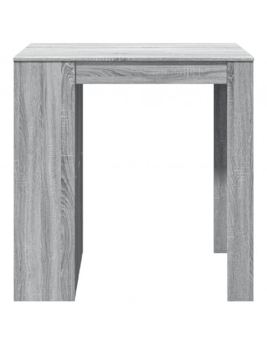 Tavolo da Bar Grigio Sonoma 102x70x103,5 cm in Truciolato