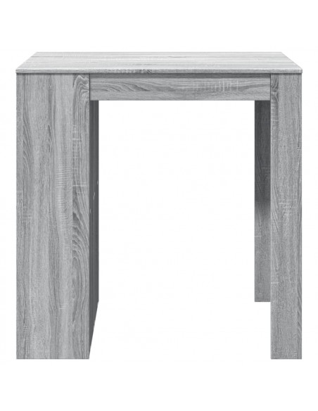 Tavolo da Bar Grigio Sonoma 102x70x103,5 cm in Truciolato
