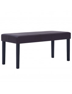 Panca 106 cm Marrone in Similpelle 2