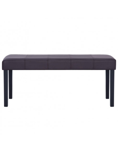 Panca 106 cm Marrone in Similpelle