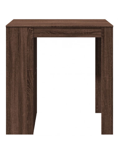 Tavolo da Bar Rovere Marrone 102x70x103,5 cm in Truciolato