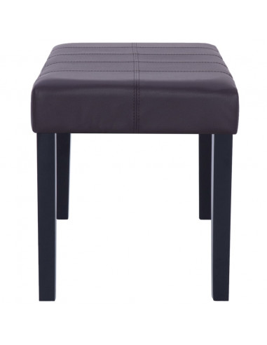 Panca 106 cm Marrone in Similpelle