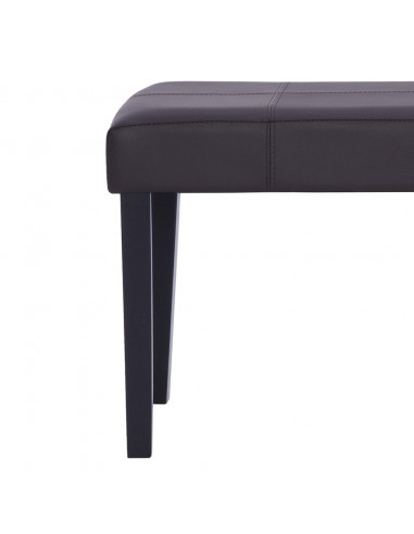 Panca 106 cm Marrone in Similpelle