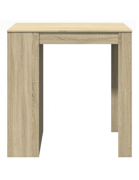Tavolo da Bar Rovere Sonoma 102x70x103,5 cm in Truciolato