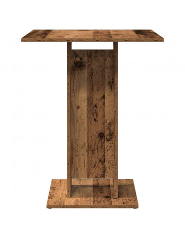 Tavolo da Bistrot Legno Antico 60x60x75 cm in Truciolato