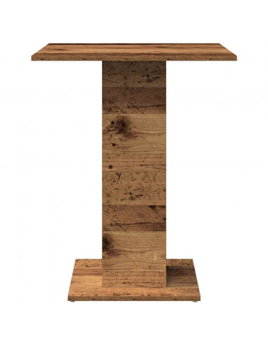 Tavolo da Bistrot Legno Antico 60x60x75 cm in Truciolato