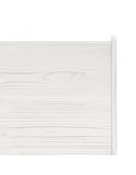 Panca Angolare REINE 151 cm in Pino Massello Bianco