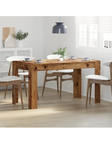 Tavolo da Pranzo Legno Antico 140x74,5x76 cm Legno Multistrato
