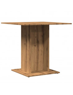 Tavolo Pranzo Rovere Artigianale 80x80x75 cm Legno Multistrato 2