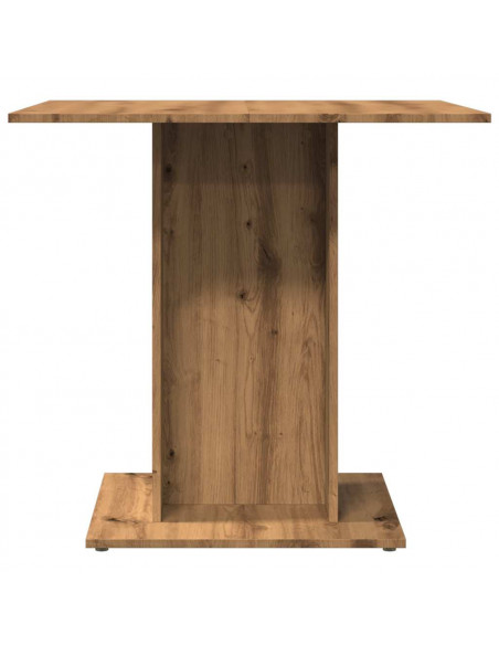 Tavolo Pranzo Rovere Artigianale 80x80x75 cm Legno Multistrato