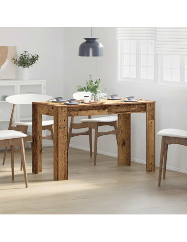 Tavolo da Pranzo Legno Antico 120x60x76 cm in Truciolato