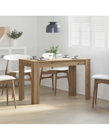 Tavolo da Pranzo Rovere Artigianale 120x60x76 cm in Truciolato