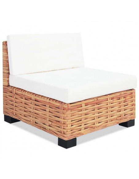 Set Divano 14 pz in Rattan Naturale