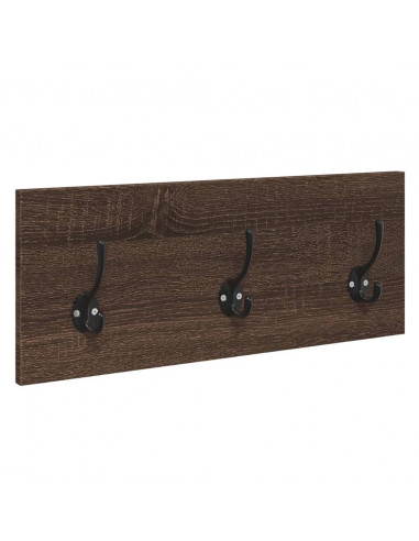 Set Mobili da Ingresso 4 pz Rovere Marrone in Legno Multistrato