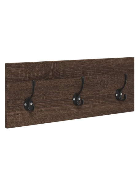 Set Mobili da Ingresso 4 pz Rovere Marrone in Legno Multistrato