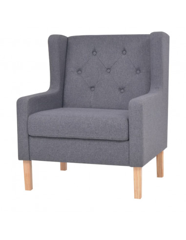 Set Divani 2 pz in Tessuto Grigio