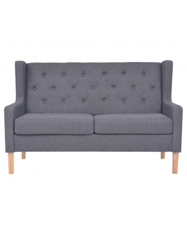 Set Divani 2 pz in Tessuto Grigio