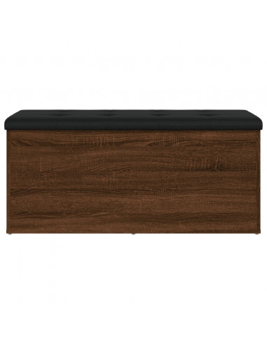 Panca Portaoggetti Rovere Marrone 102x42x45cm Legno Multistrato