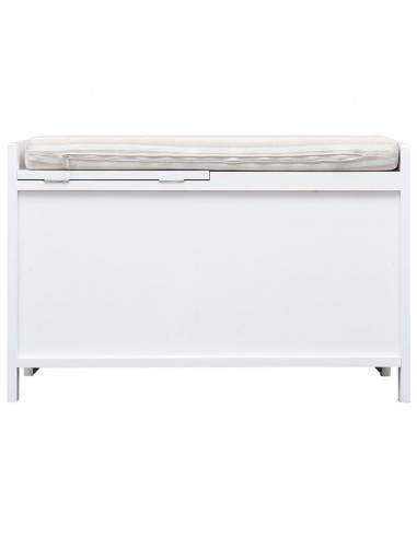 Panca da Ingresso 70x33,5x45 cm in Legno di Paulownia