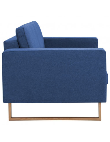 Set Divani 2 pz in Tessuto Blu