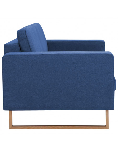 Set Divani 2 pz in Tessuto Blu