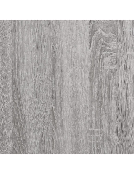 Panca Porta Scarpe Grigio Sonoma 102x32x50 cm Legno Multistrato