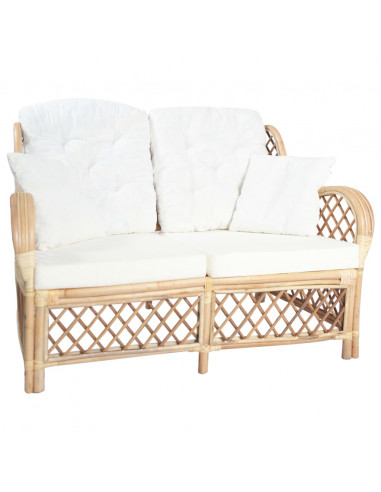 Divano a 2 Posti in Rattan