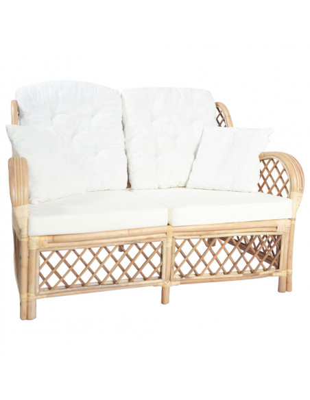 Divano a 2 Posti in Rattan