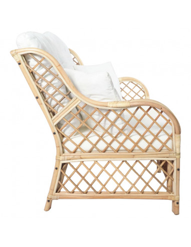 Divano a 2 Posti in Rattan