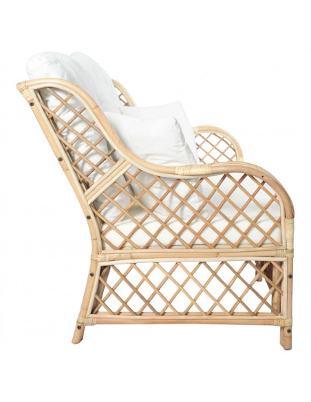 Divano a 2 Posti in Rattan