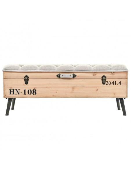Cassapanca 110 cm in Legno Massello di Abete