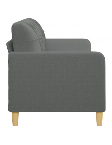 Divano a 3 Posti Grigio Chiaro 180 cm in Tessuto