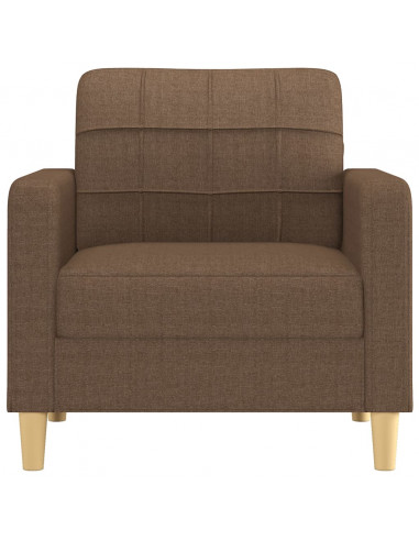 Poltrona Marrone 60 cm in Tessuto