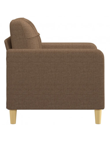 Poltrona Marrone 60 cm in Tessuto