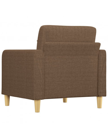 Poltrona Marrone 60 cm in Tessuto