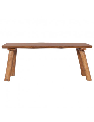 Panchina da Giardino 120 cm in Legno Massello di Teak