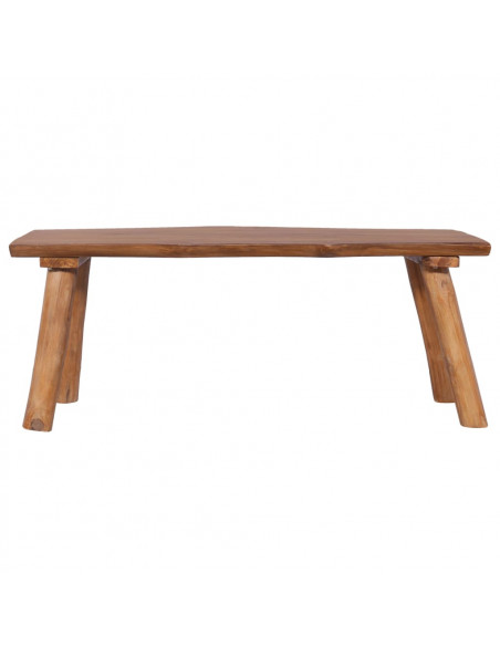 Panchina da Giardino 120 cm in Legno Massello di Teak